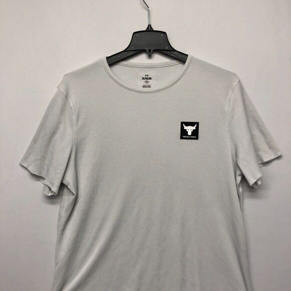 Under Armour Men Fitted Project Rock T-Shirt Tee Size Extra Large B264 -26 - Picture 8 of 12